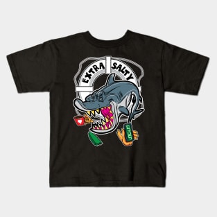 Extra Salty Shark Kids T-Shirt